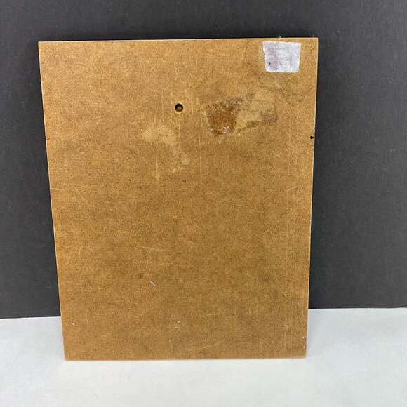 Vintage 70s K Smith Girl Squeezing Cat Wall Decor - Picture 5 of 8